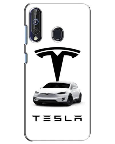 Чехол для Samsung Galaxy A60 2019 (A605F) с картинкой «Tesla White Style»