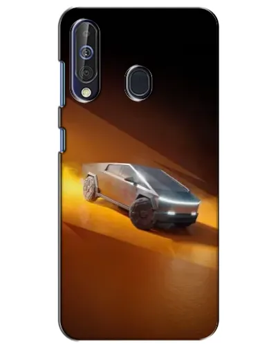 Чехол для Samsung Galaxy A60 2019 (A605F) с картинкой «Cybertruck в пустыне»