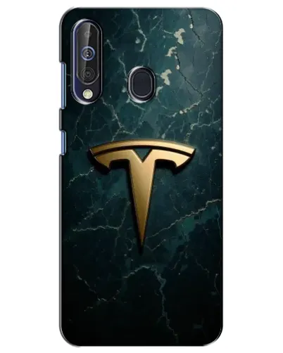 Чехол для Samsung Galaxy A60 2019 (A605F) с картинкой «Мраморная Tesla Gold»