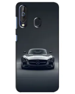 Чехол для Samsung Galaxy A60 2019 (A605F) с картинкой «Mercedes на черном»