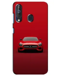 Чехол для Samsung Galaxy A60 2019 (A605F) с картинкой «Красный Mercedes AMG»
