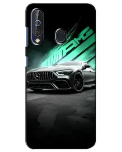 Чехол для Samsung Galaxy A60 2019 (A605F) с картинкой «Темный Mercedes AMG»