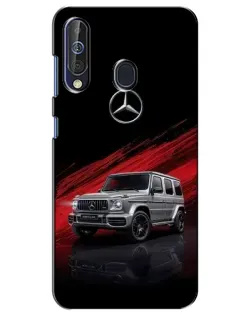 Чехол для Samsung Galaxy A60 2019 (A605F) с картинкой «Mercedes G-Class красный»