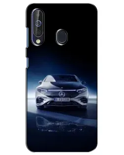 Чехол для Samsung Galaxy A60 2019 (A605F) с картинкой «Ночной Mercedes EQ»