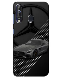 Чехол для Samsung Galaxy A60 2019 (A605F) с картинкой «Mercedes AMG — графика»
