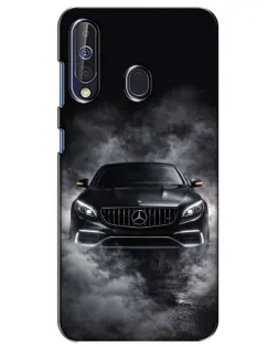Чехол для Samsung Galaxy A60 2019 (A605F) с картинкой «Mercedes в дыму»