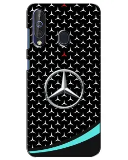 Чехол для Samsung Galaxy A60 2019 (A605F) с картинкой «Mercedes — бирюзовый акцент»