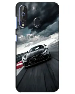 Чехол для Samsung Galaxy A60 2019 (A605F) с картинкой «Гоночный Mercedes AMG»