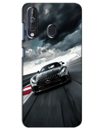 Чехол для Samsung Galaxy A60 2019 (A605F) с картинкой «Гоночный Mercedes AMG»
