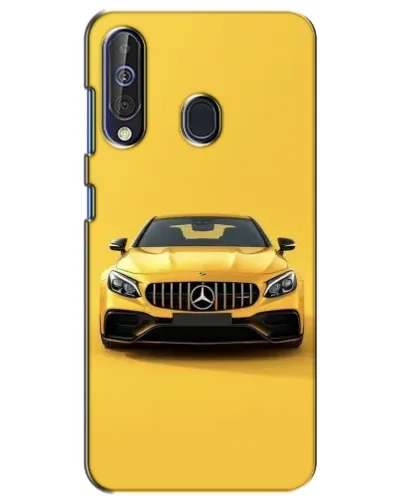 Чехол для Samsung Galaxy A60 2019 (A605F) с картинкой «Желтый Mercedes GT»