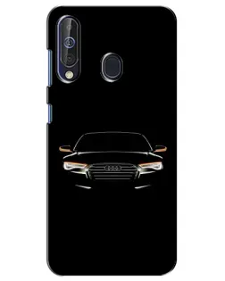 Чехол для Samsung Galaxy A60 2019 (A605F) с картинкой «Audi — ночной контур»