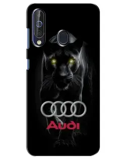 Чехол для Samsung Galaxy A60 2019 (A605F) с картинкой «Пантера и Audi»