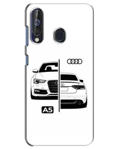 Чехол для Samsung Galaxy A60 2019 (A605F) с картинкой «Audi — контрастный дизайн» Чехол для Samsung Galaxy A60 2019 (A605F) с картинкой «Audi — контрастный дизайн»
