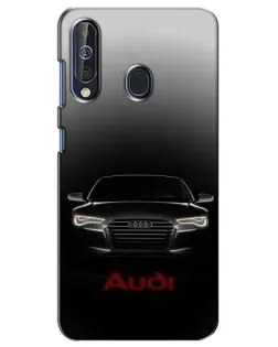 Чехол для Samsung Galaxy A60 2019 (A605F) с картинкой «Audi — градиентный контур»