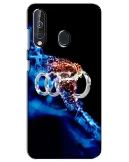 Чехол для Samsung Galaxy A60 2019 (A605F) с картинкой «Энергия лого Audi»