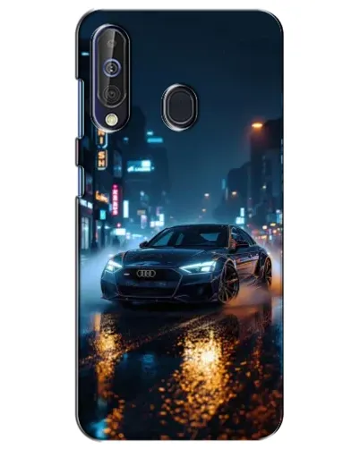 Чехол для Samsung Galaxy A60 2019 (A605F) с картинкой «Ночной город и Audi» Чехол для Samsung Galaxy A60 2019 (A605F) с картинкой «Ночной город и Audi»