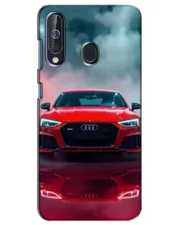 Чехол для Samsung Galaxy A60 2019 (A605F) с картинкой «Audi RS — красный стиль»