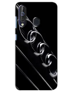 Чехол для Samsung Galaxy A60 2019 (A605F) с картинкой «Audi — абстрактные кольца»