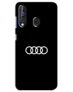Чехол для Samsung Galaxy A60 2019 (A605F) с картинкой «Audi White Logo»