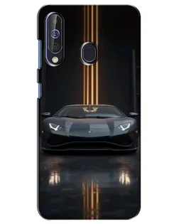 Чехол для Samsung Galaxy A60 2019 (A605F) с картинкой «Lamborghini золотые линии» Чехол для Samsung Galaxy A60 2019 (A605F) с картинкой «Lamborghini золотые линии»
