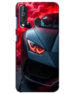 Чехол для Samsung Galaxy A60 2019 (A605F) с картинкой «Lamborghini красное сияние» Чехол для Samsung Galaxy A60 2019 (A605F) с картинкой «Lamborghini красное сияние»