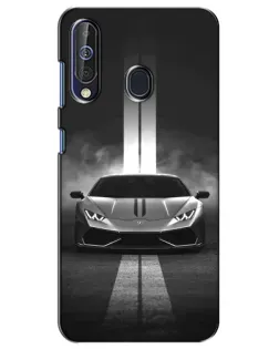 Чехол для Samsung Galaxy A60 2019 (A605F) с картинкой «Lamborghini симметрия дорог»