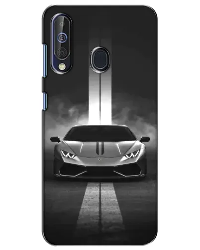 Чехол для Samsung Galaxy A60 2019 (A605F) с картинкой «Lamborghini симметрия дорог»
