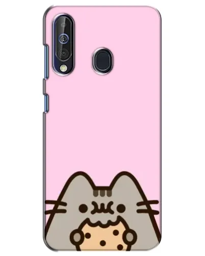 Чехол для Samsung Galaxy A60 2019 (A605F) с картинкой «Pusheen и печенье»