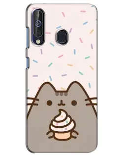 Чохол для Samsung Galaxy A60 2019 (A605F) з картинкою «Пушин з кексом» Чохол для Samsung Galaxy A60 2019 (A605F) з картинкою «Пушин з кексом»