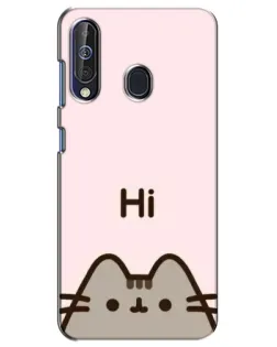 Чохол для Samsung Galaxy A60 2019 (A605F) з картинкою «Пушин каже Hi» Чохол для Samsung Galaxy A60 2019 (A605F) з картинкою «Пушин каже Hi»