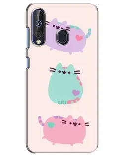 Чохол для Samsung Galaxy A60 2019 (A605F) з картинкою «Pusheen тріо» Чохол для Samsung Galaxy A60 2019 (A605F) з картинкою «Pusheen тріо»