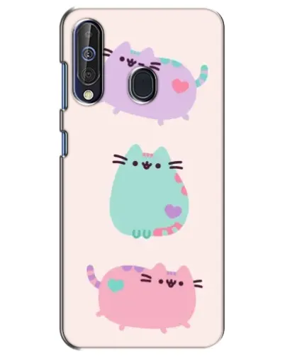 Чехол для Samsung Galaxy A60 2019 (A605F) с картинкой «Pusheen трио»