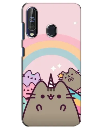 Чехол для Samsung Galaxy A60 2019 (A605F) с картинкой «Единорог Pusheen»