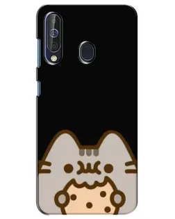 Чохол для Samsung Galaxy A60 2019 (A605F) з картинкою «Пушин на чорному» Чохол для Samsung Galaxy A60 2019 (A605F) з картинкою «Пушин на чорному»