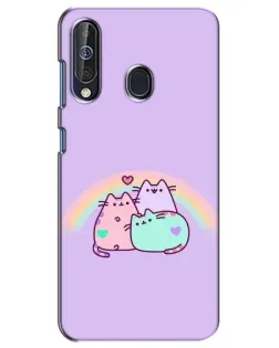 Чохол для Samsung Galaxy A60 2019 (A605F) з картинкою «Веселкові Пушини» Чохол для Samsung Galaxy A60 2019 (A605F) з картинкою «Веселкові Пушини»