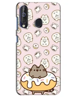 Чохол для Samsung Galaxy A60 2019 (A605F) з картинкою «Пушин на пончику» Чохол для Samsung Galaxy A60 2019 (A605F) з картинкою «Пушин на пончику»