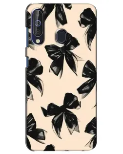 Чохол для Samsung Galaxy A60 2019 (A605F) з картинкою «Патерн чорні банти» Чохол для Samsung Galaxy A60 2019 (A605F) з картинкою «Патерн чорні банти»