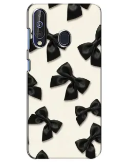 Чехол для Samsung Galaxy A60 2019 (A605F) с картинкой «Черные бантики» Чехол для Samsung Galaxy A60 2019 (A605F) с картинкой «Черные бантики»