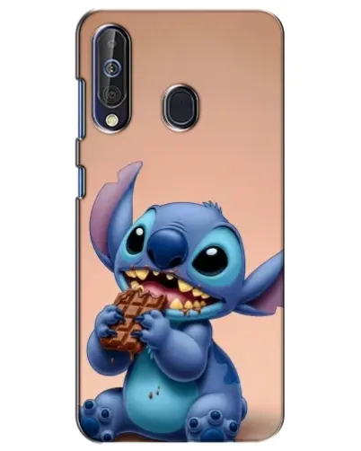 Чехол для Samsung Galaxy A60 2019 (A605F) с картинкой «Стич ест шоколад» Чехол для Samsung Galaxy A60 2019 (A605F) с картинкой «Стич ест шоколад»