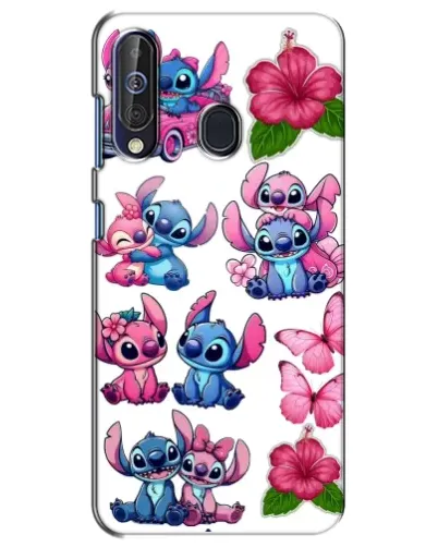 Чехол для Samsung Galaxy A60 2019 (A605F) с картинкой «Стикеры Stitch и Angel» Чехол для Samsung Galaxy A60 2019 (A605F) с картинкой «Стикеры Stitch и Angel»