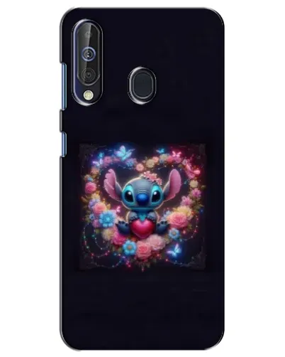 Чехол для Samsung Galaxy A60 2019 (A605F) с картинкой «Stitch в цветах» Чехол для Samsung Galaxy A60 2019 (A605F) с картинкой «Stitch в цветах»