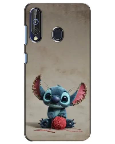 Чехол для Samsung Galaxy A60 2019 (A605F) с картинкой «Стич на коричневом фоне» Чехол для Samsung Galaxy A60 2019 (A605F) с картинкой «Стич на коричневом фоне»