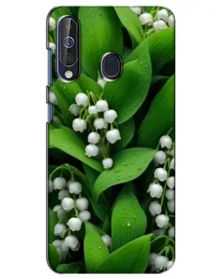 Чехол для Samsung Galaxy A60 2019 (A605F) с картинкой «Ландыши в зелени»