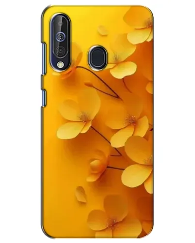 Чехол для Samsung Galaxy A60 2019 (A605F) с картинкой «Золотые лепестки»