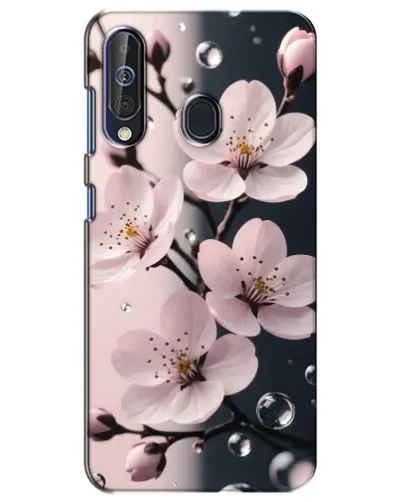 Чехол для Samsung Galaxy A60 2019 (A605F) с картинкой «Нежная сакура и капли» Чехол для Samsung Galaxy A60 2019 (A605F) с картинкой «Нежная сакура и капли»