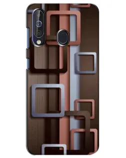 Чохол для Samsung Galaxy A60 2019 (A605F) з картинкою «Коричневі об'ємні квадрати» Чохол для Samsung Galaxy A60 2019 (A605F) з картинкою «Коричневі об'ємні квадрати»