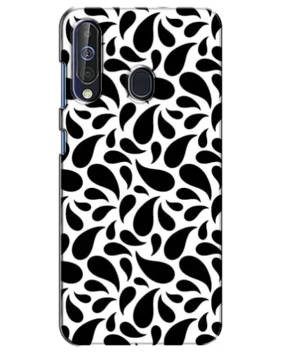 Чехол для Samsung Galaxy A60 2019 (A605F) с картинкой «Контрастные черные капли» Чехол для Samsung Galaxy A60 2019 (A605F) с картинкой «Контрастные черные капли»