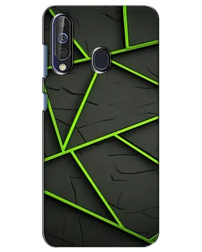 Чехол для Samsung Galaxy A60 2019 (A605F) с картинкой «Зеленые геометрические линии» Чехол для Samsung Galaxy A60 2019 (A605F) с картинкой «Зеленые геометрические линии»