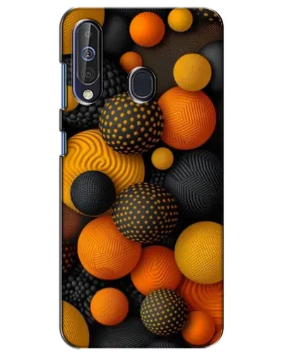 Чехол для Samsung Galaxy A60 2019 (A605F) с картинкой «Объемные оранжевые сферы» Чехол для Samsung Galaxy A60 2019 (A605F) с картинкой «Объемные оранжевые сферы»