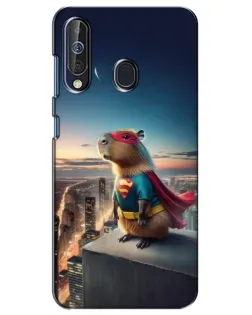 Чехол для Samsung Galaxy A60 2019 (A605F) с картинкой «Капи-мен супергерой» Чехол для Samsung Galaxy A60 2019 (A605F) с картинкой «Капи-мен супергерой»